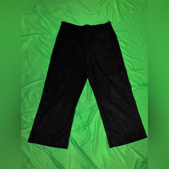 HALARA Corduroy Wide-Leg Women's Black Pants size XL Petite - Picture 3 of 8